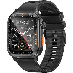 anyloop Smart Watch for Men(Answer/Make Call), 1.85" Fitness Tracker, 100+ Sport Modes Activity Tracker and Smartwatches with Heart Rate SpO2 Sleep Monitor Step Counter Smart Watch for Android iOS