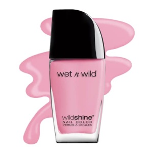 wet n wild Nail Polish Wild Shine, Tickled Pink, Nail Color