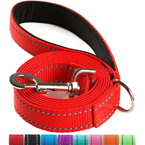𝐒𝐔𝐍𝐍𝐐 𝟔𝐅𝐓 𝐑𝐞𝐟𝐥𝐞𝐜𝐭𝐢𝐯𝐞 𝐃𝐨𝐠 𝐋𝐞𝐚𝐬𝐡 for Medium and Large Dogs with Soft Padded Handle, Double-Side Heavy Duty Dog Leashes